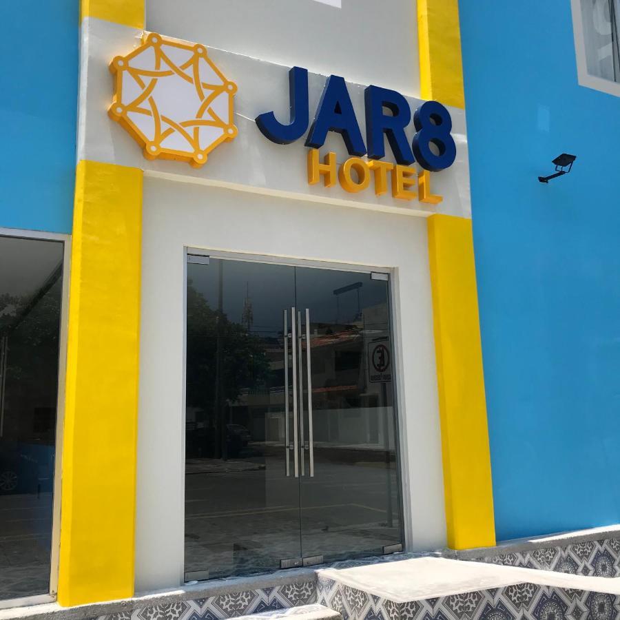 Hotel Jar8 Acuario Enfrente Al Acuario De Veracruz Bagian luar foto