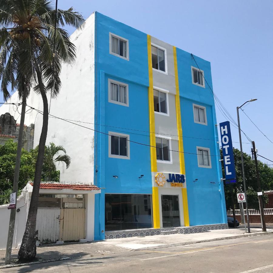 Hotel Jar8 Acuario Enfrente Al Acuario De Veracruz Bagian luar foto