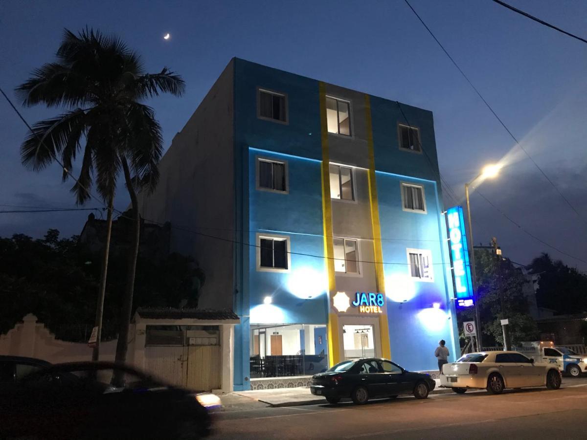 Hotel Jar8 Acuario Enfrente Al Acuario De Veracruz Bagian luar foto